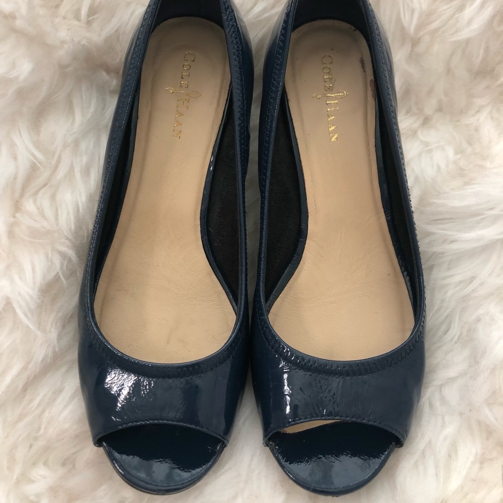 Cole Haan open toe wedges